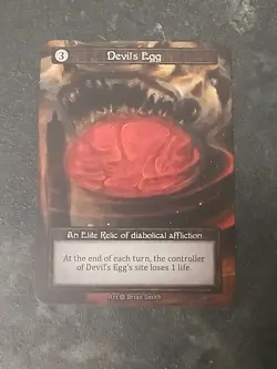 Sorcery contested realm alpha alternate art curio- Scarce- Few Printed Low Pop - Image 1