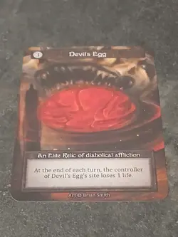 Sorcery contested realm alpha alternate art curio- Scarce- Few Printed Low Pop - Image 5