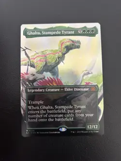 Foil Ghalta, Stampede Tyrant (Borderless) The Lost Caverns of Ixalan Mtg 326 - Image 1