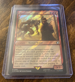 1x Mysterious Stranger, Surge Foil, Fallout, Magic MTG M/NM - Image 1
