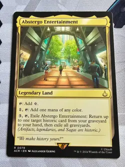 Abstergo Entertainment R 0079 Assassin's Creed Magic The Gathering 2024 MTG - Image 1