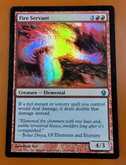 1x Fire Servant | FOIL | PDS Fire and Lightning | MTG Magic Cards - Image 1