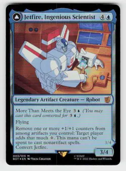 Universes Beyond: Transformers #3 Jetfire, Ingenious Scientist Foil - Image 1