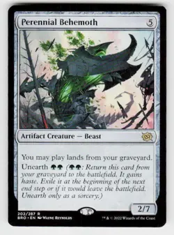 The Brothers' War #202 Perennial Behemoth - Image 1