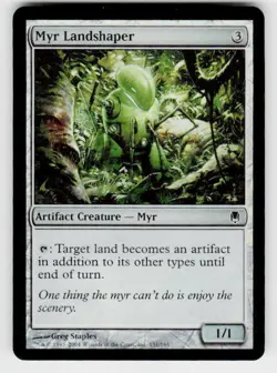 Darksteel #131 Myr Landshaper FOIL - Image 1