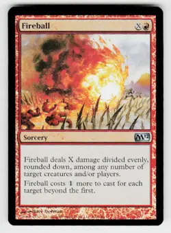 Magic 2012 (M12) #131 Fireball FOIL - Image 1