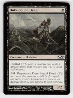 Magic 2013 (M13) #92 Duty-Bound Dead - Image 1