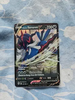 Pokemon TCG Hisuian Samurott V Astral Radiance 101/189 Ultra Rare NM. - Image 1