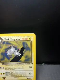 Pokemon TCG Dark Magneton 28/82 Team Rocket Vintage Non Holo WOTC 1999-2000 LP- - Image 3