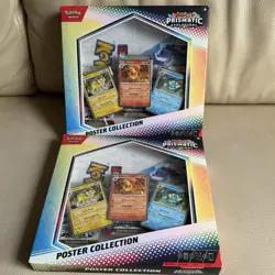 Pokemon Prismatic Evolutions Sealed Lot 4 booster bundles & 2 Poster boxes - Image 3