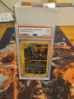 2003 POKEMON AQUAPOLIS #H29 UMBREON-HOLO PSA 4 - Image 1