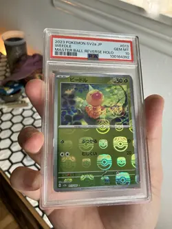 Weedle Master Ball PSA 10 013/165 Sv2a: Pokemon Card 151 Holo (Japanese) - Image 1