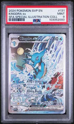 2024 POKEMON SVP SPECIAL ILLUSTRATION COLLECTION PROMO #131 KINGDRA EX PSA 9 - Image 1
