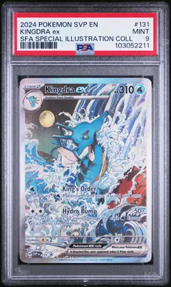 2024 POKEMON SVP SPECIAL ILLUSTRATION COLLECTION PROMO #131 KINGDRA EX PSA 9 - Image 1