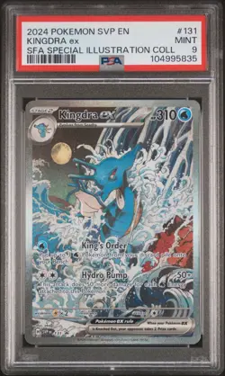 2024 POKEMON SVP SPECIAL ILLUSTRATION COLLECTION PROMO #131 KINGDRA EX PSA 9 - Image 1