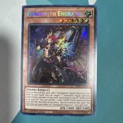 Fiendsmith Engraver -RA04-EN049- (Secret Rare) Quarter Century Stampede 1st Ed. - Image 1