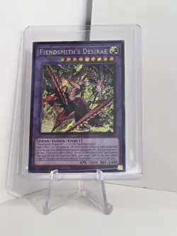 Fiendsmiths Desirae-Yu-Gi-Oh!-ScR-Quarter Century Stampede-RA04-EN056-1st Ed - Image 1