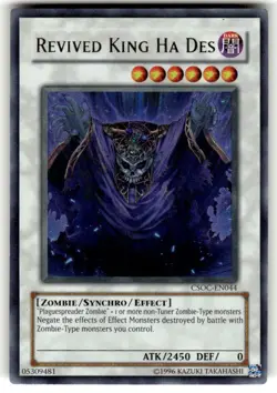 Revived King Ha Des CSOC-EN044 Crossroads of Chaos Unlimited Ultra Rare NM - Image 1