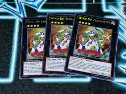 Wind-Up Zenmaister x3 - CT08 - Secret Rare (SCR) - Yugioh - Image 1