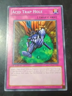 Yugioh Acid Trap Hole SDMA-EN029 Common 1st Edition - Image 1