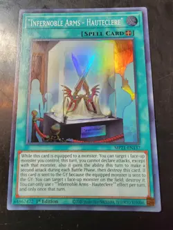 Yugioh Infernoble Arms - Hautclere MP21-EN137 Ultra Rare 1st Edition - Image 1
