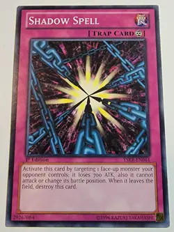 Shadow Spell - YSKR-EN044 Common 1st Edition Yugioh - Image 1