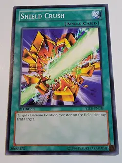 Shield Crush - YSKR-EN038 Common 1st Edition Yugioh - Image 1