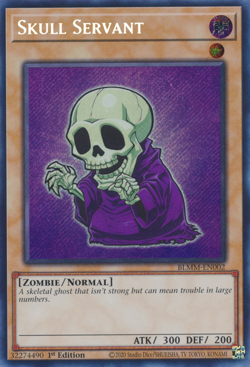Skull Servant (BLMM-EN002) - Secret Rare First ed. Yu-Gi-Oh! - Image 1