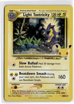 Light Toxtricity SWSH137 SWSH: Sword & Shield Promo Cards Holo - Image 1