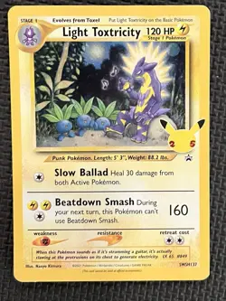Light Toxtricity SWSH137 SWSH: Sword & Shield Promo Cards Holo - Image 1