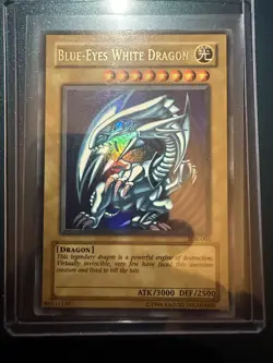 2002 Blue-Eyes White Dragon Yu-Gi-Oh! Starter Deck: Kaiba SDK-001 Unlimited - LP - Image 1