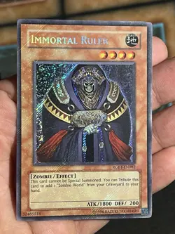 Yugioh Immortal Ruler RGBT-EN082 LP -1st Ed Misprint Foil Bleed Error - Image 2