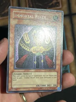 Yugioh Immortal Ruler RGBT-EN082 LP -1st Ed Misprint Foil Bleed Error - Image 3