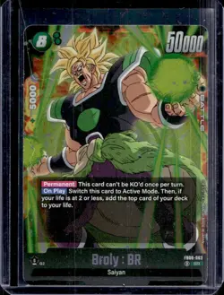 Dragon Ball Fusion World Broly BR SR World Rivals Clash #FB06-063 - Image 1