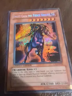 Swift Gaia the Fierce Knight Limited Edition Secret Rare Card CT1-EN004 - Image 2