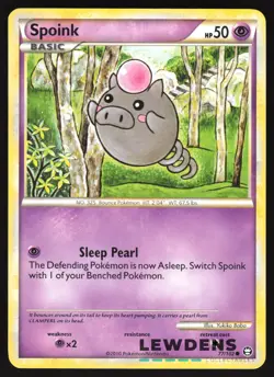 Spoink - 77/102 - Common - Triumphant - Pokemon Card - Image 1