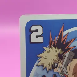 Katsuki Bakugo / My Hero Academia Card Game UNO Japanese Toei Anime Rare BL b - Image 3