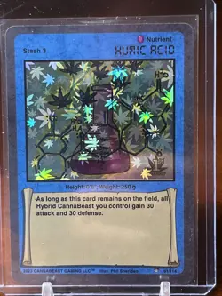 CannaBeast “Humic acid” (Holo) Card 61/114 TCG CCG ,NM 1st Edition - Image 1