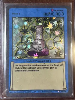 CannaBeast “Humic acid” (Holo) Card 61/114 TCG CCG ,NM 1st Edition - Image 2