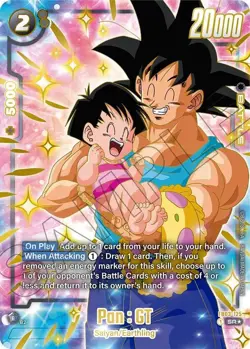 Pan : GT 1st Anniversary FB03-125 English SR Fusion World Promo Card Dragon Ball - Image 1