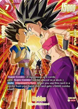 Cabba (1st Anniversary Set) FB01-007 English Fusion World Promo Card Dragon Ball - Image 1