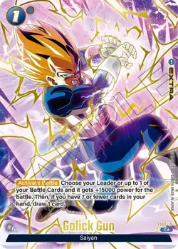 Galick Gun 1st Anniversary FS02-15 English Promo Card Dragon Ball Super Fusion - Image 1