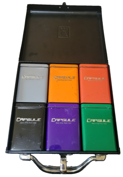 Rook Endura Steel Case For Magic: The Gathering Card with 6 capsule case - Image 1