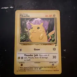 Pikachu Vintage 87/130 Base Set 2 Pokemon Card - Image 1