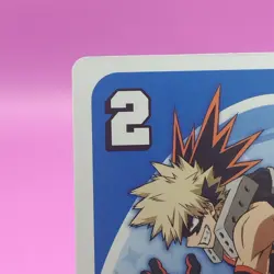 Katsuki Bakugo / My Hero Academia Card Game UNO Japanese Toei Anime Rare BL a - Image 3