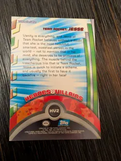 Pokemon Card - Team Rocket: Jesse HV2 - TV Animation - Topps Series 2 - Image 2