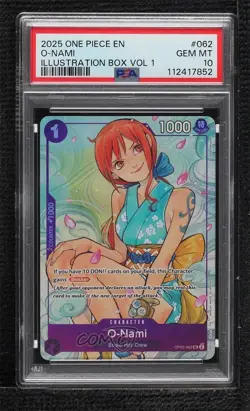 2022 One Piece Card Game: Promos English Nami #OP05-062 PSA 10 GEM MT 1g40 - Image 1