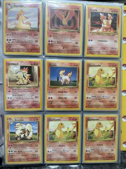 Pokemon Vintage Card Collection Binder Mixed Lot of Over 350 Cards - Image 2