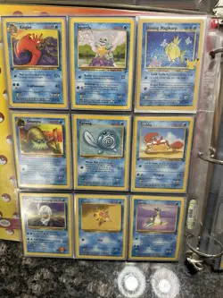 Pokemon Vintage Card Collection Binder Mixed Lot of Over 350 Cards - Image 3