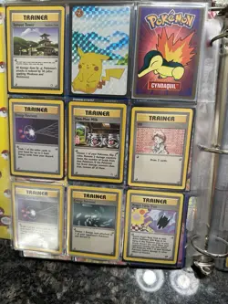 Pokemon Vintage Card Collection Binder Mixed Lot of Over 350 Cards - Image 5